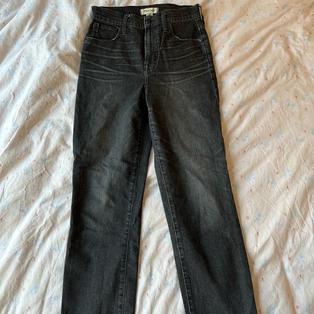 Madewell black jeans- perfect vintage crop